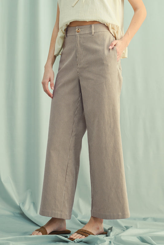 Espresso Wide Leg Pants
