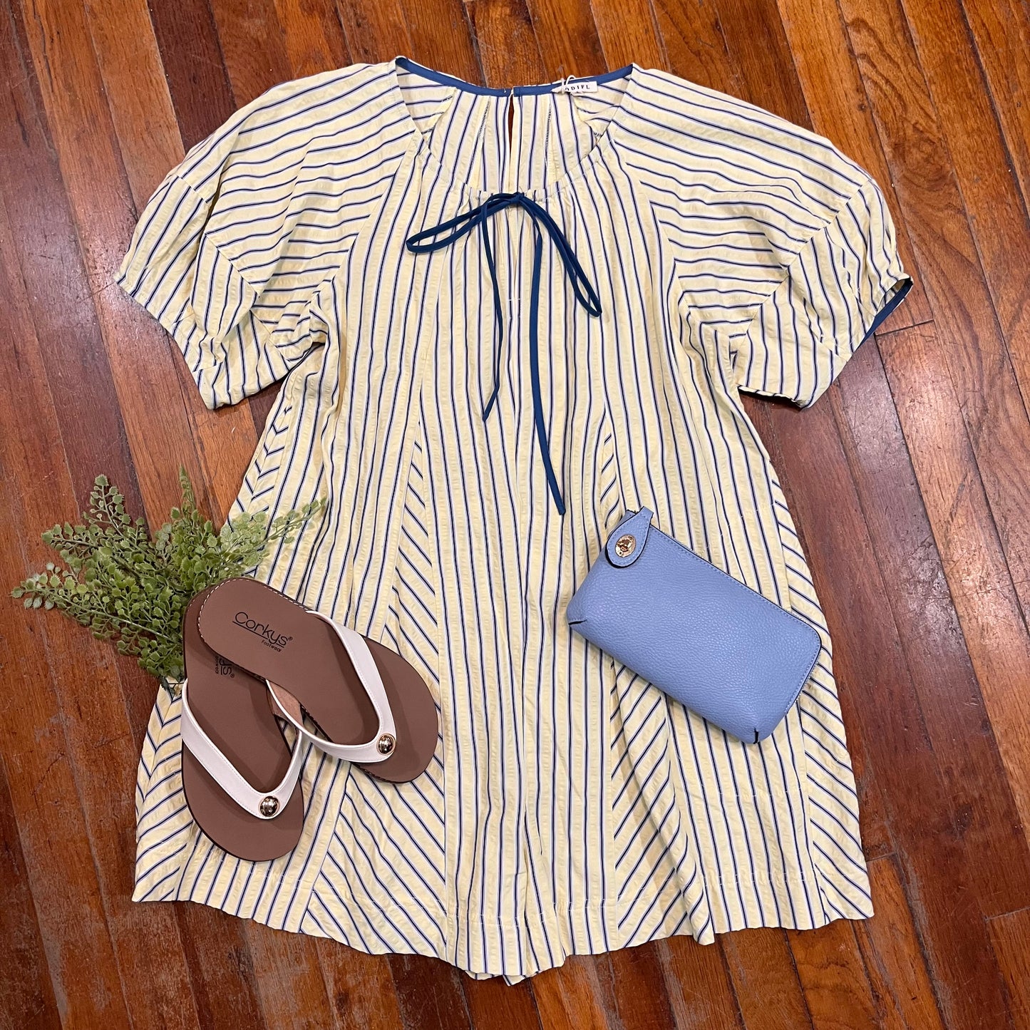 Stripe Tie Romper