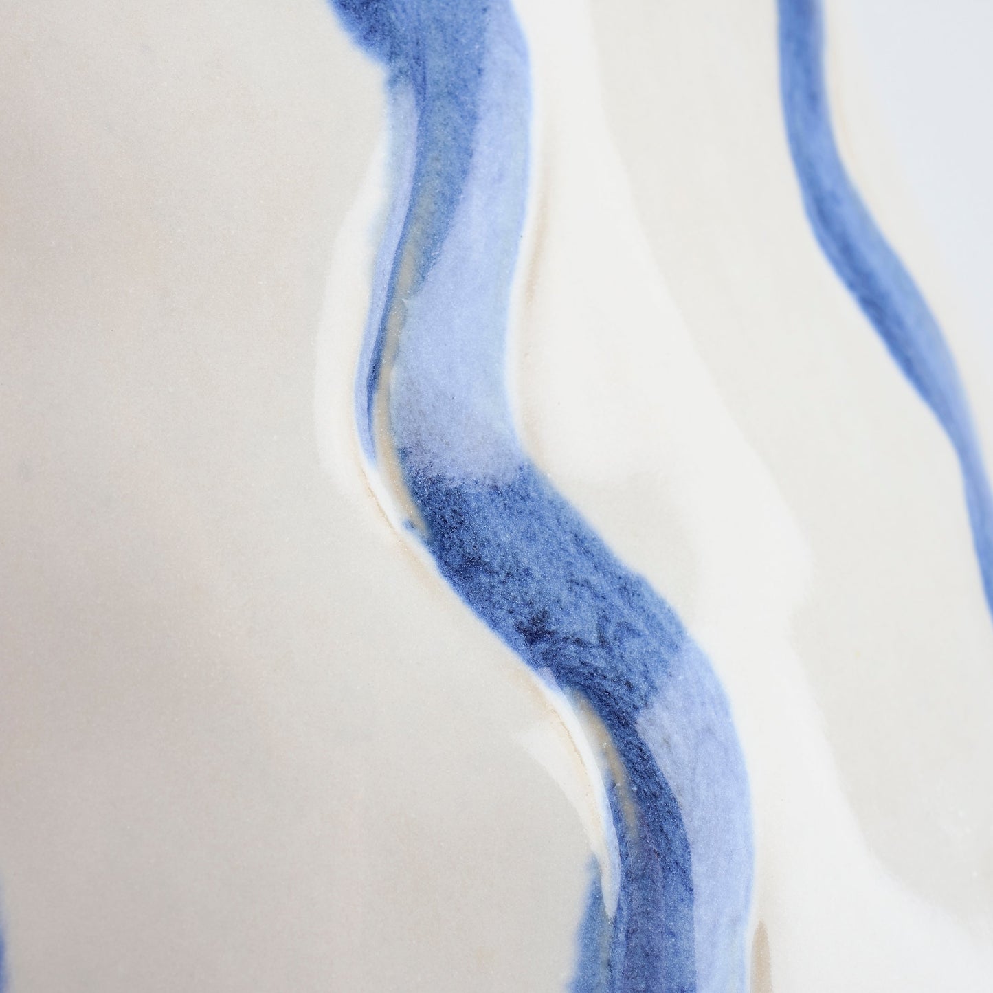 Blue Stripe Pitcher