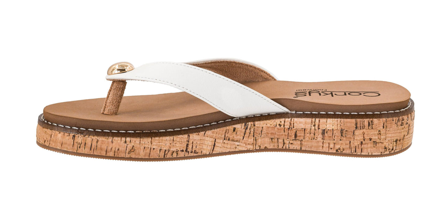 Off The Deep End Ivory Sandals