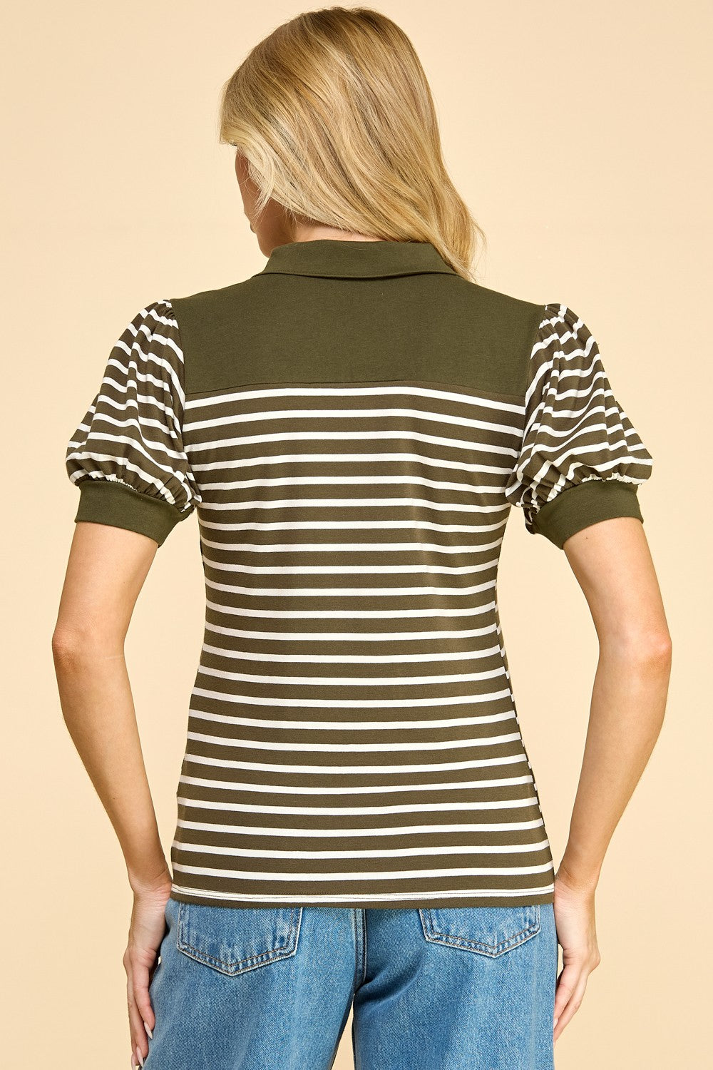 Olive Collared Shirt