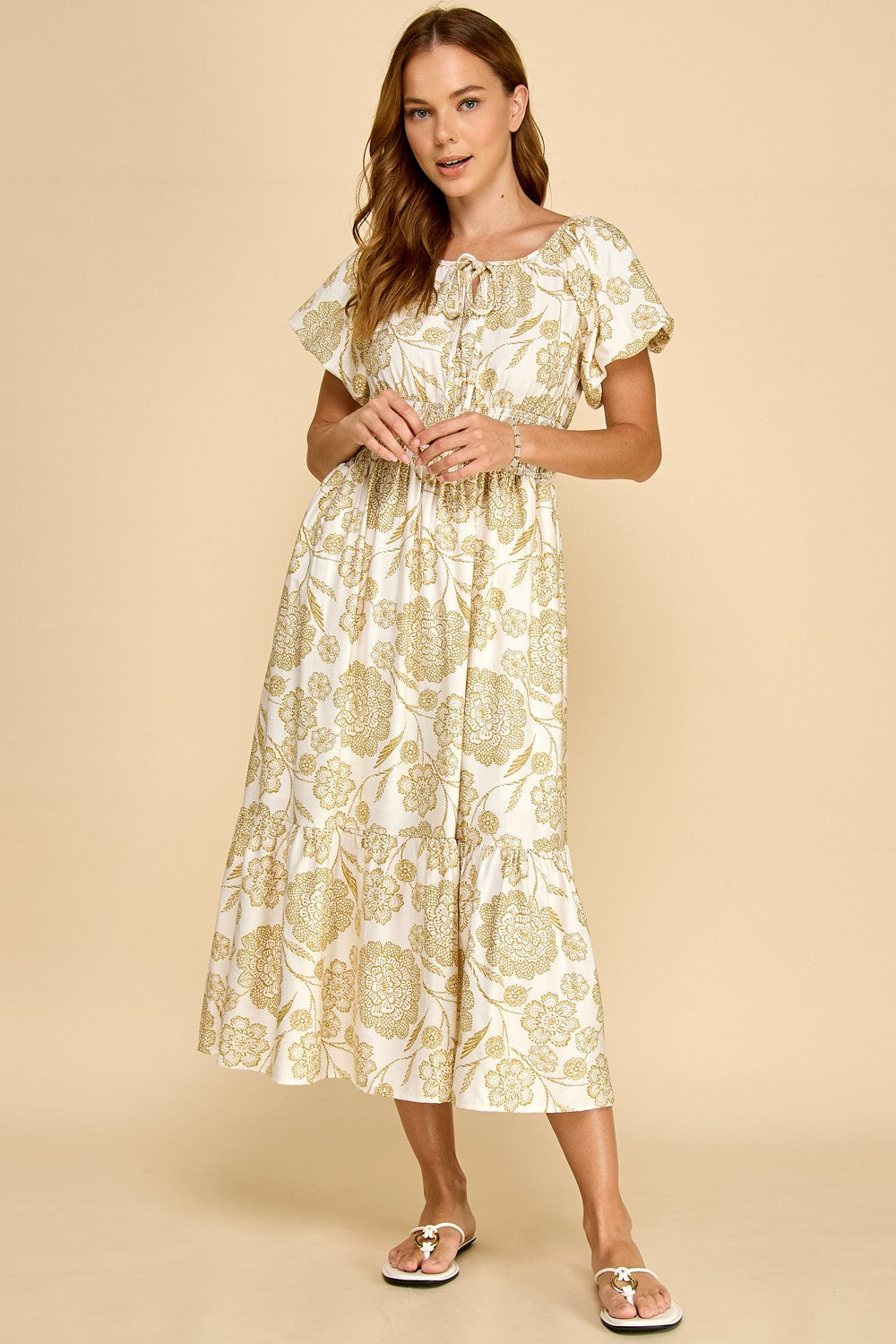 Floral Tiered Maxi Dress