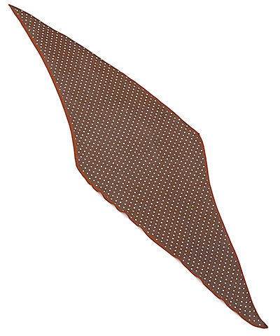 Brown Polka Dot Scarf