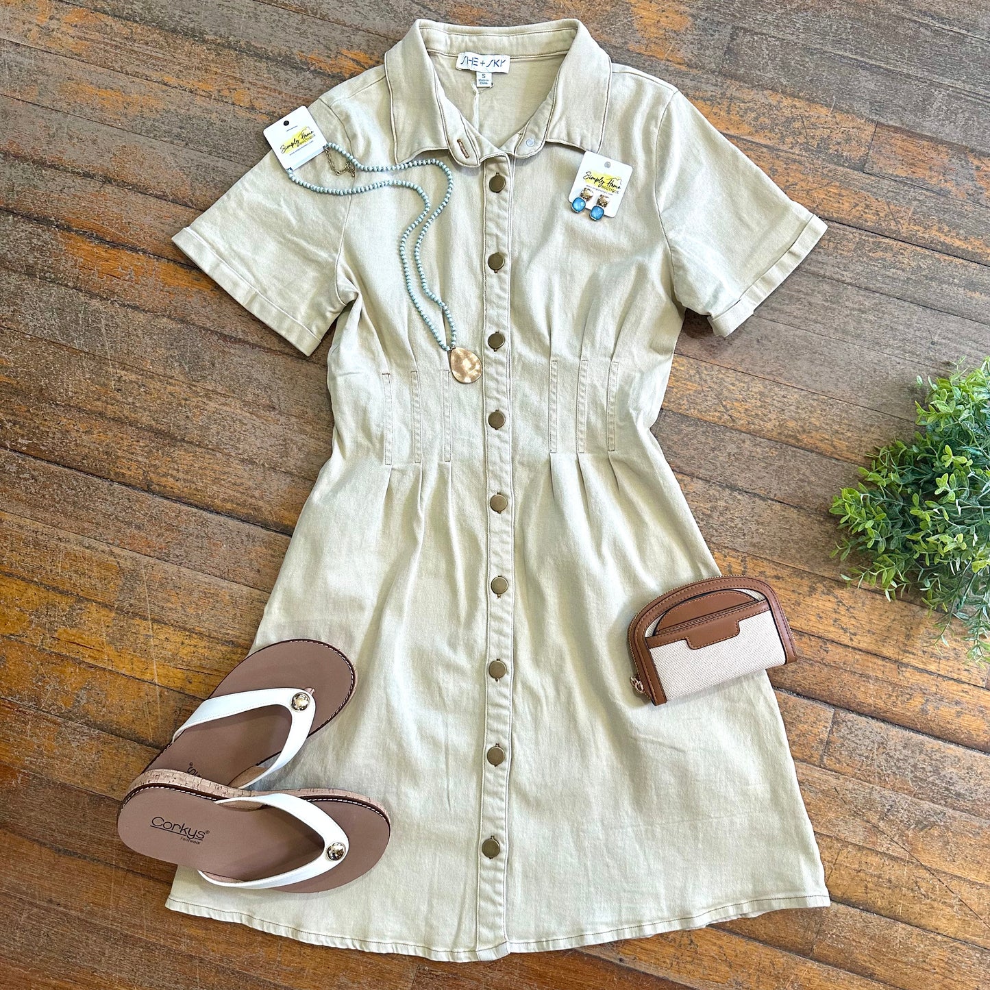 Gather Waist Dress