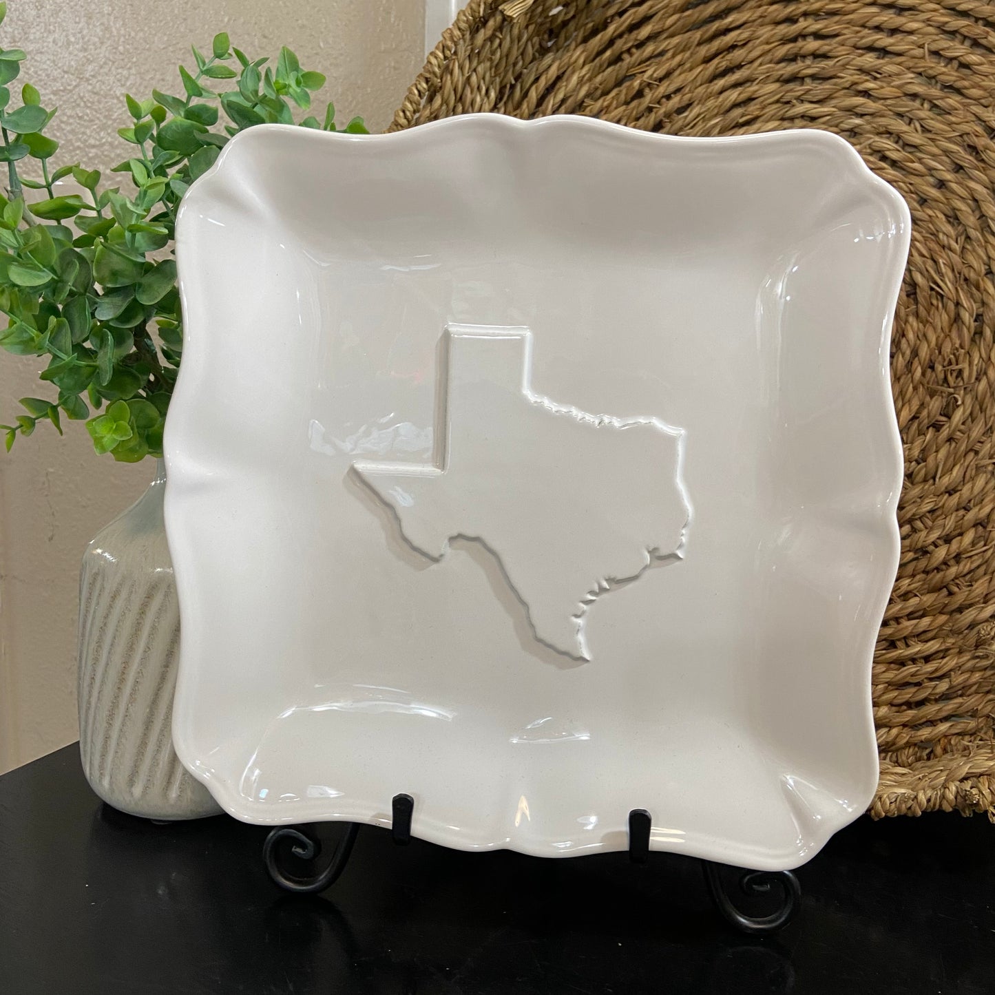 Texas Square Platter