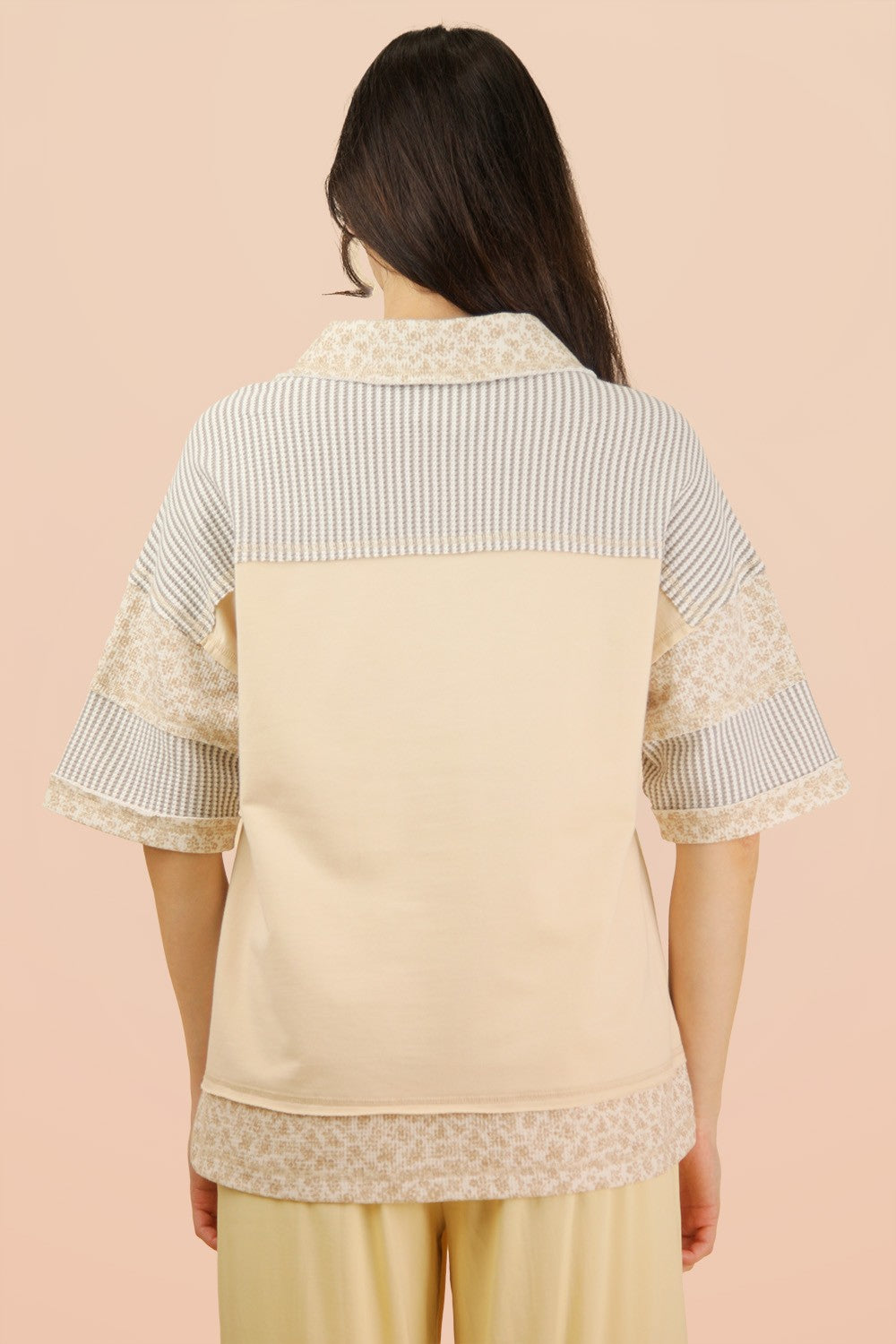Collared Knit Top