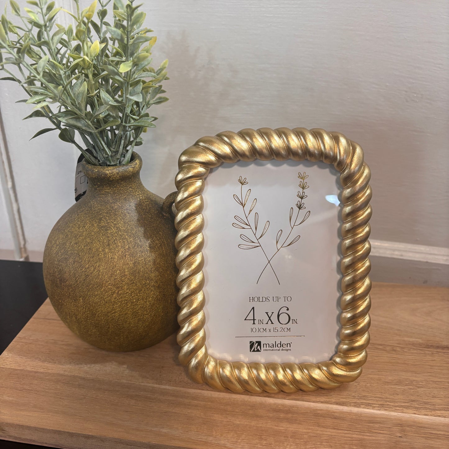 Gold Rope Picture Frame