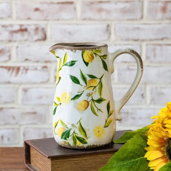 Lemon Pitcher Vase