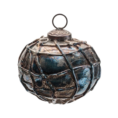 Jeweled Glass Ornament