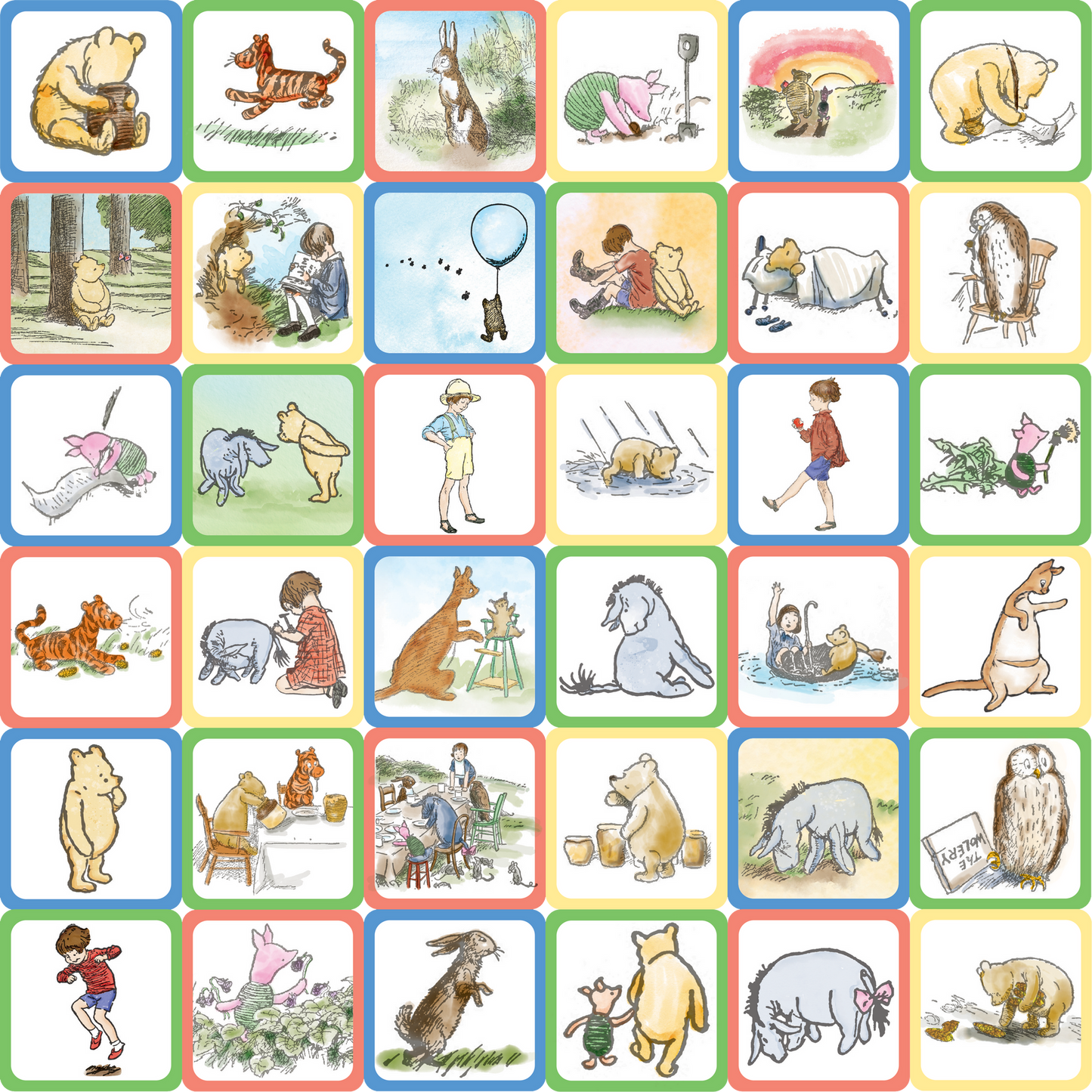 Winnie-the-Pooh Memory Match Game