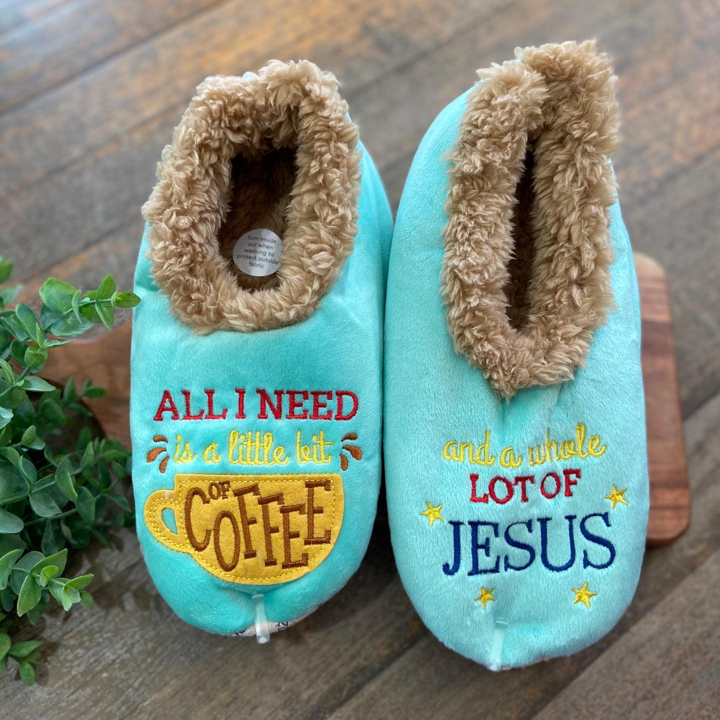 Snoozies Pairables- Coffee & Jesus