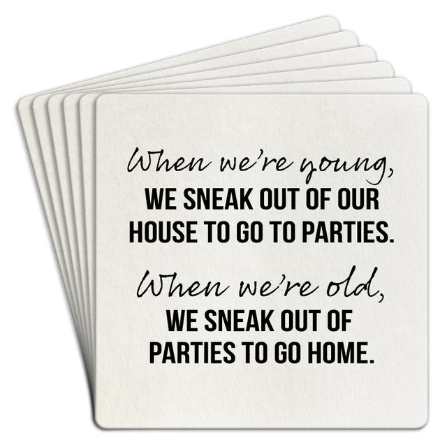 When We Were Young- Paper Coaster 6pk