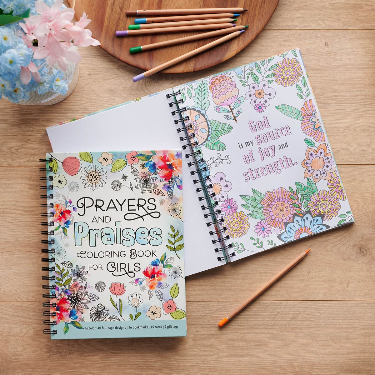 Prayers and Praises Coloring Book for Girls