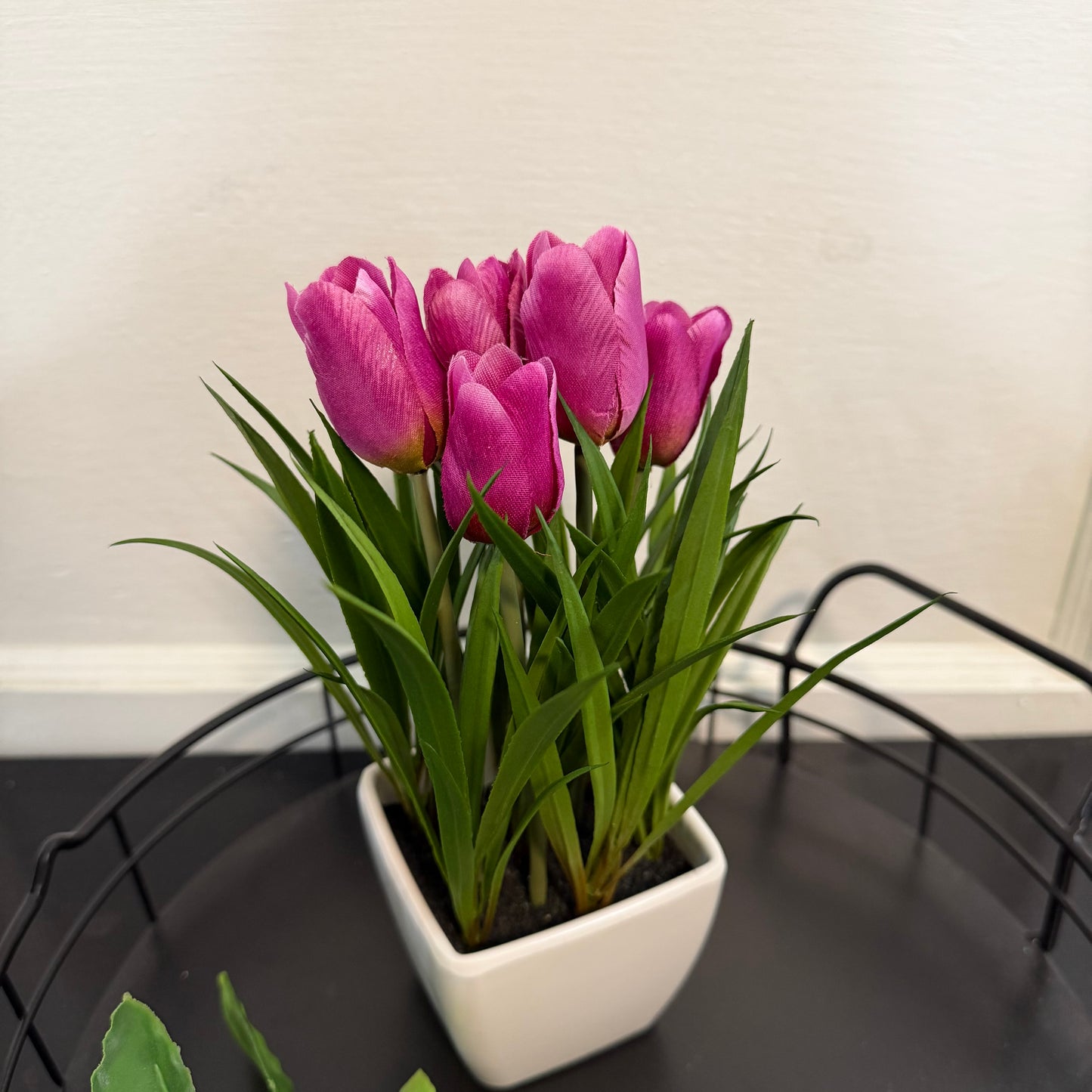 Potted Faux Flowers