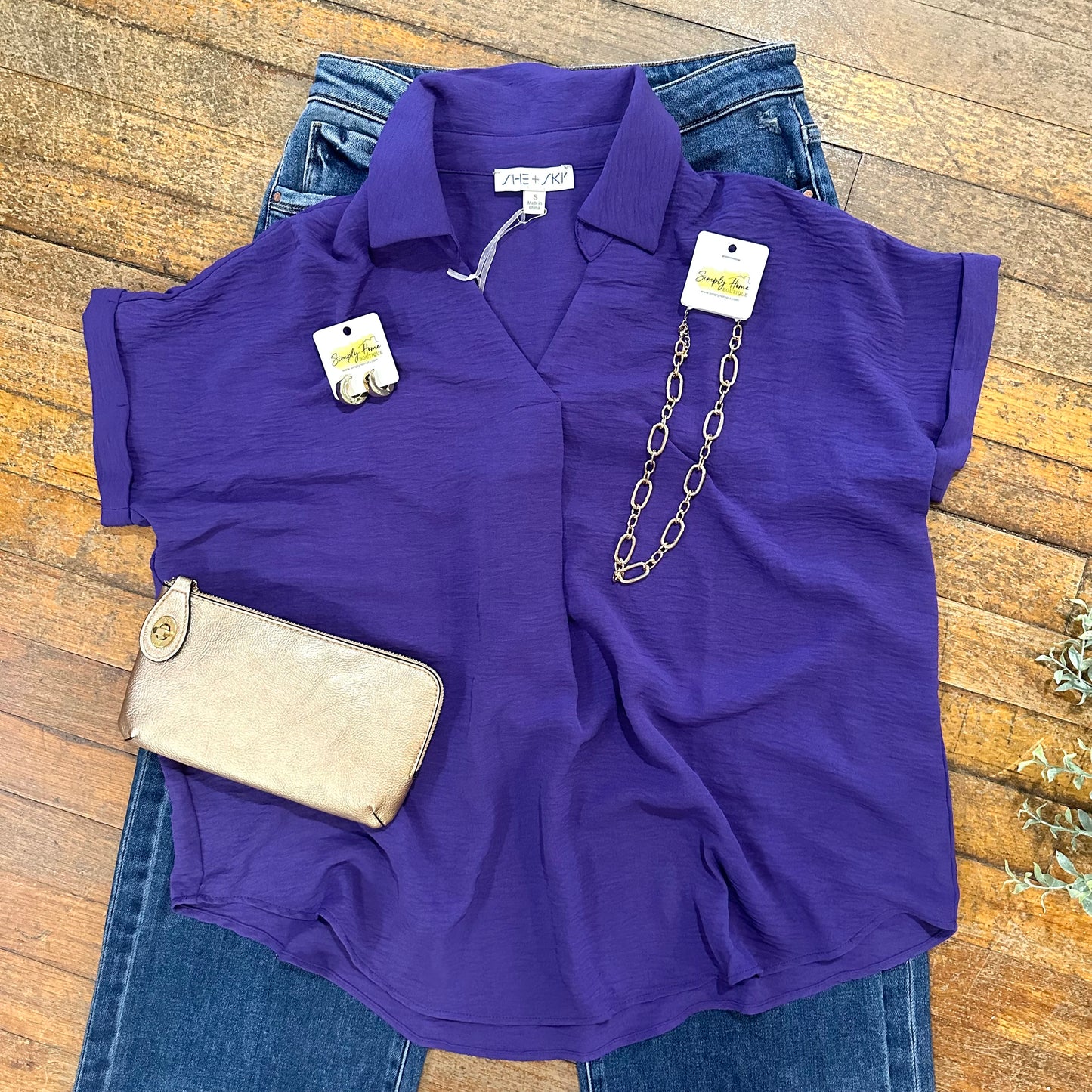 Everyday Essential Collared Top
