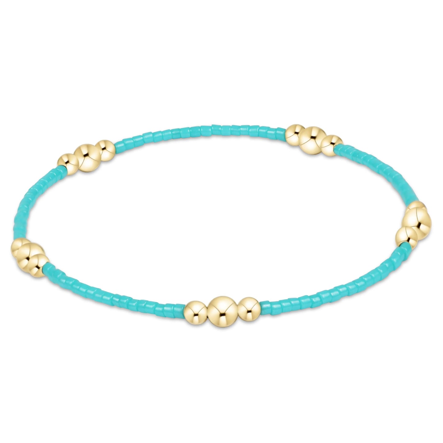 enewton Hope Purpose Gold Bracelet- Turquoise