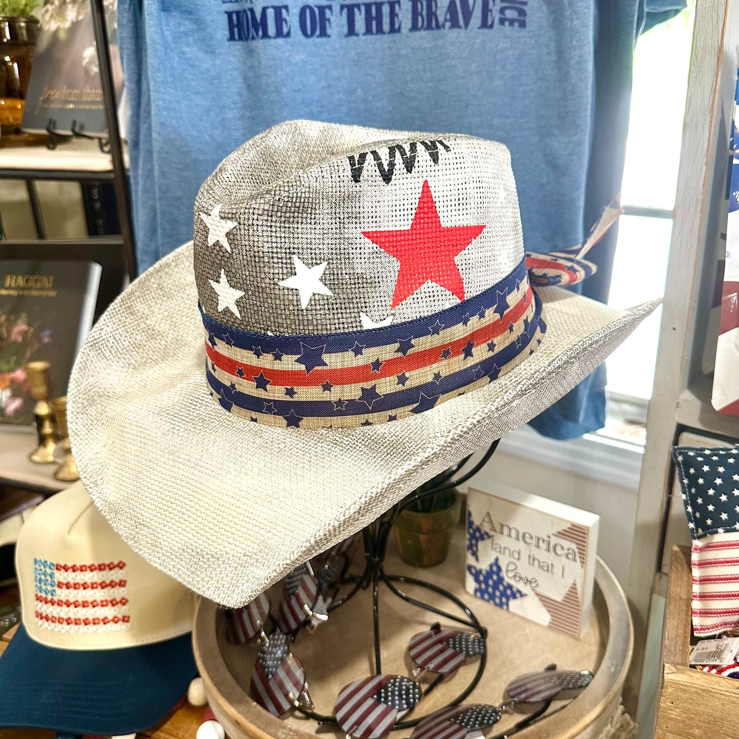 Stars and Stripes Cowboy Hat