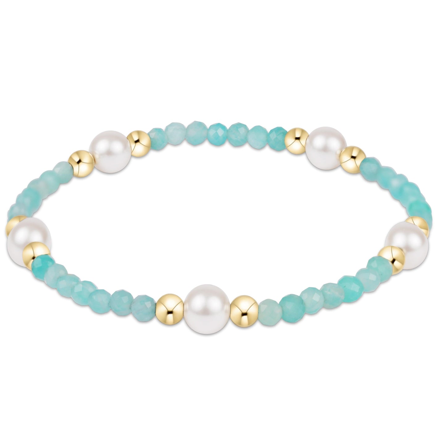 enewton Purpose Pearl 6mm Gem Bracelet- Amazonite