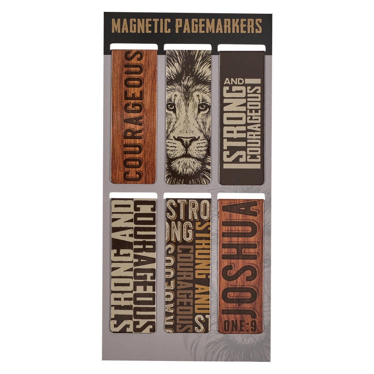 Strong and Courageous Bookmark Set