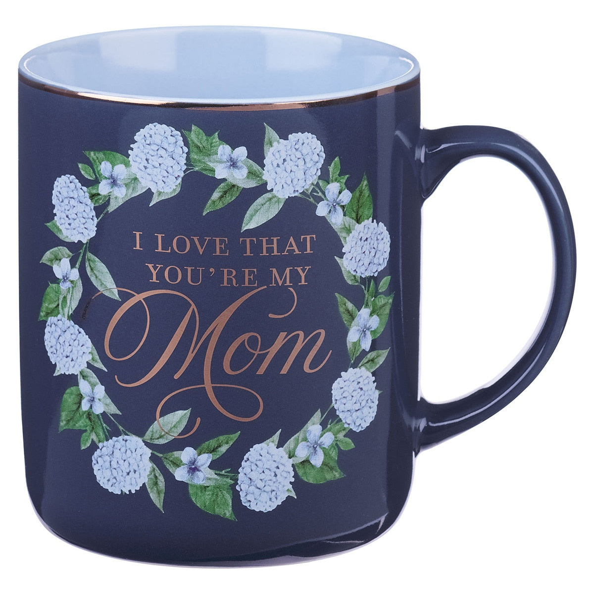 Blue Love Mom Mug