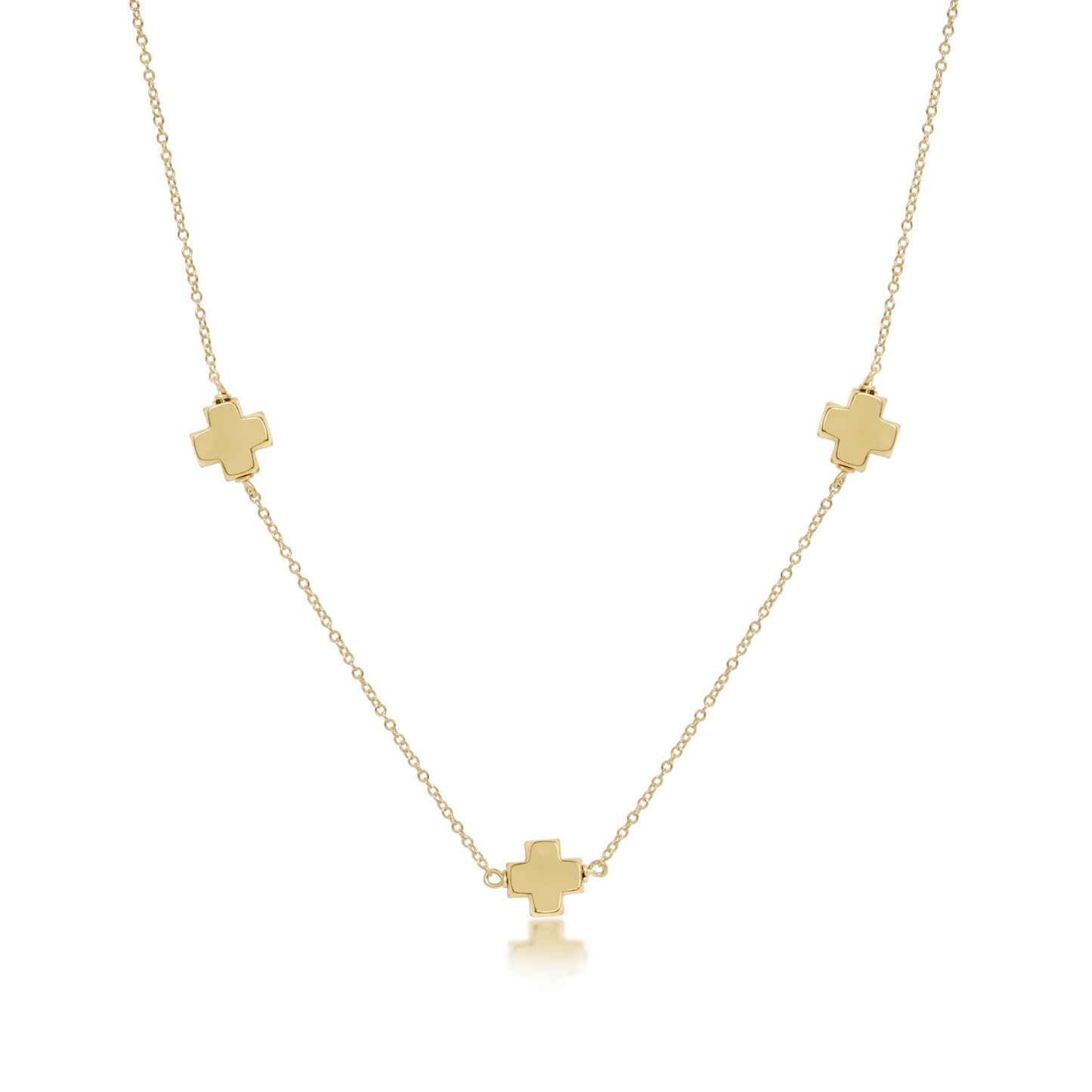 enewton 17" Simplicity Signature Cross Gold