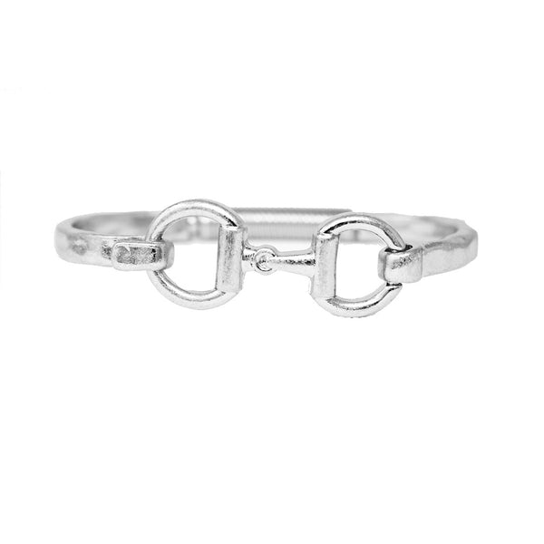 Worn Hinged Horsebit Bracelet