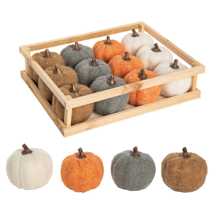 Felt Mini Pumpkin