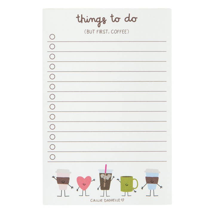 But First Coffee Notepad