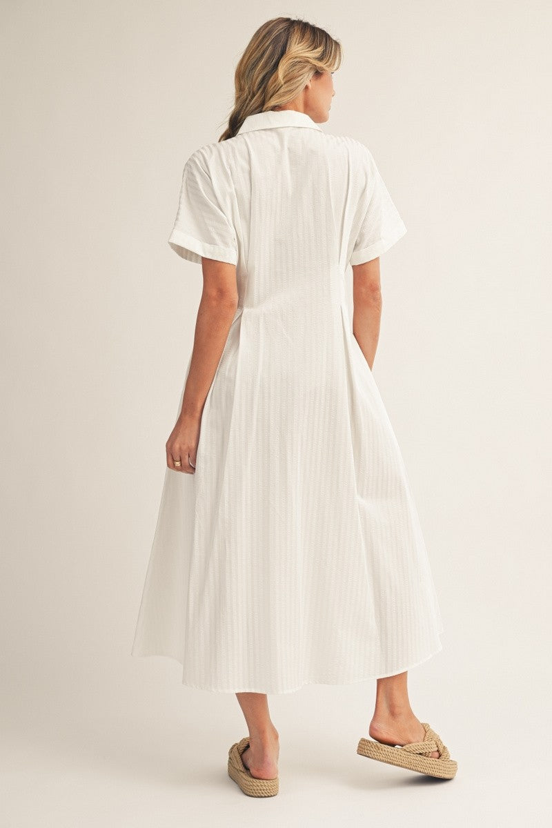 Button Down Midi Dress