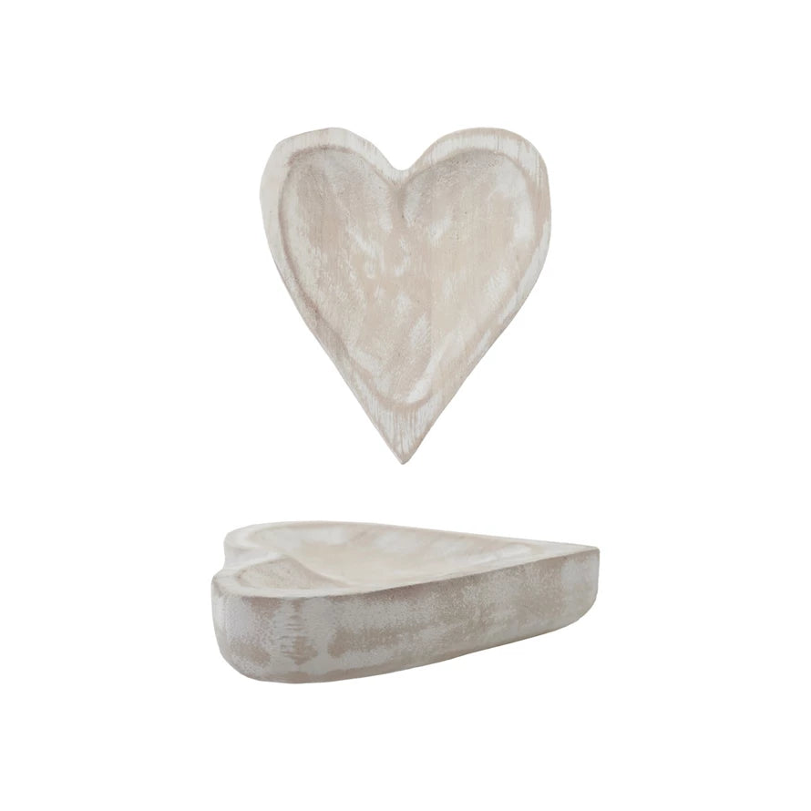 Carved Heart Dish