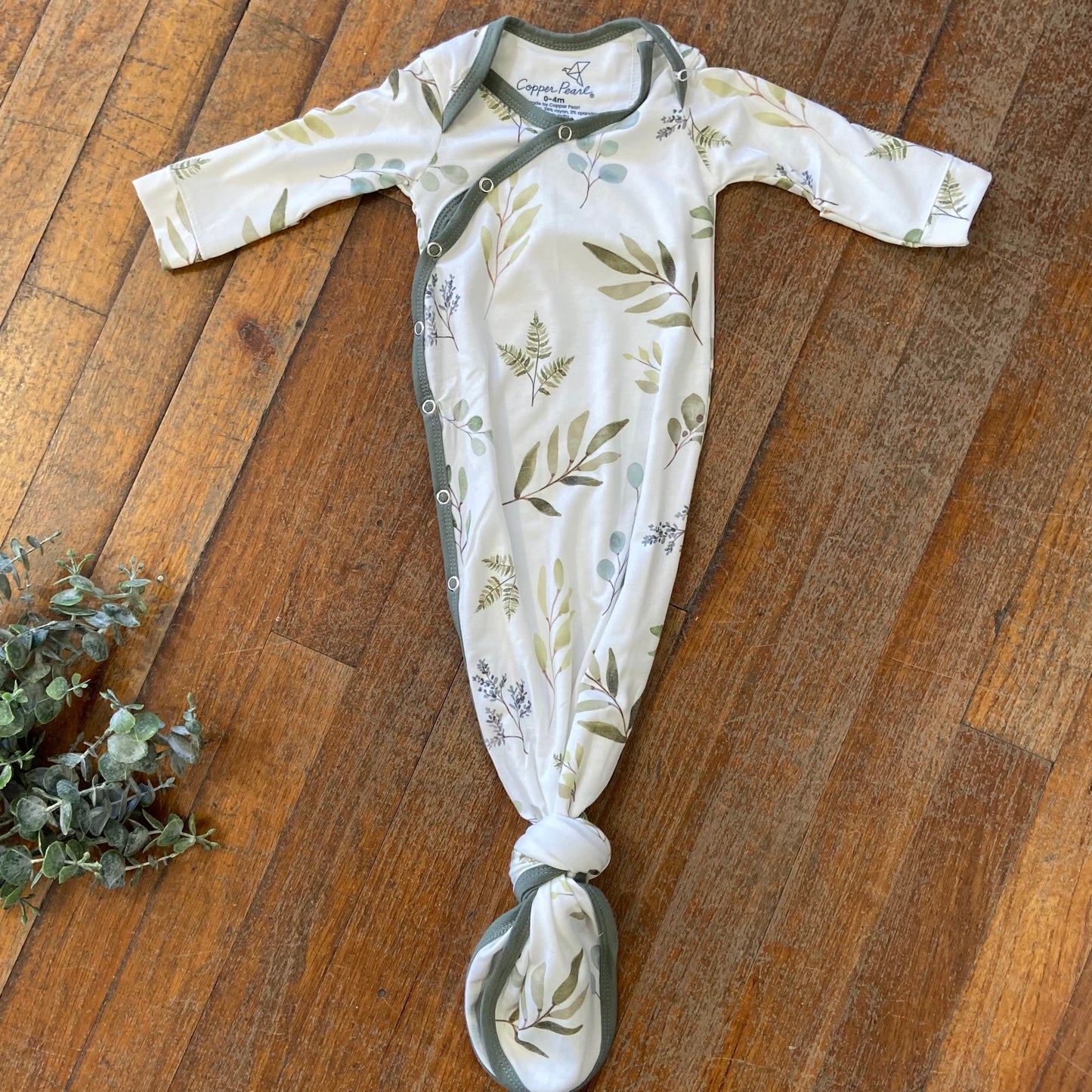 Copper Pearl Knotted Gown