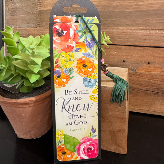 Be Still, and Know Beaded Bookmark