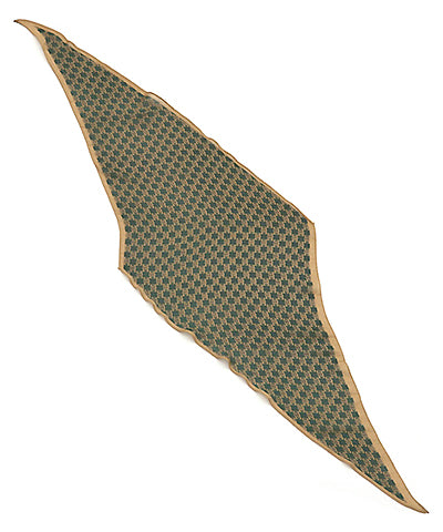 Green Puzzle Print Scarf