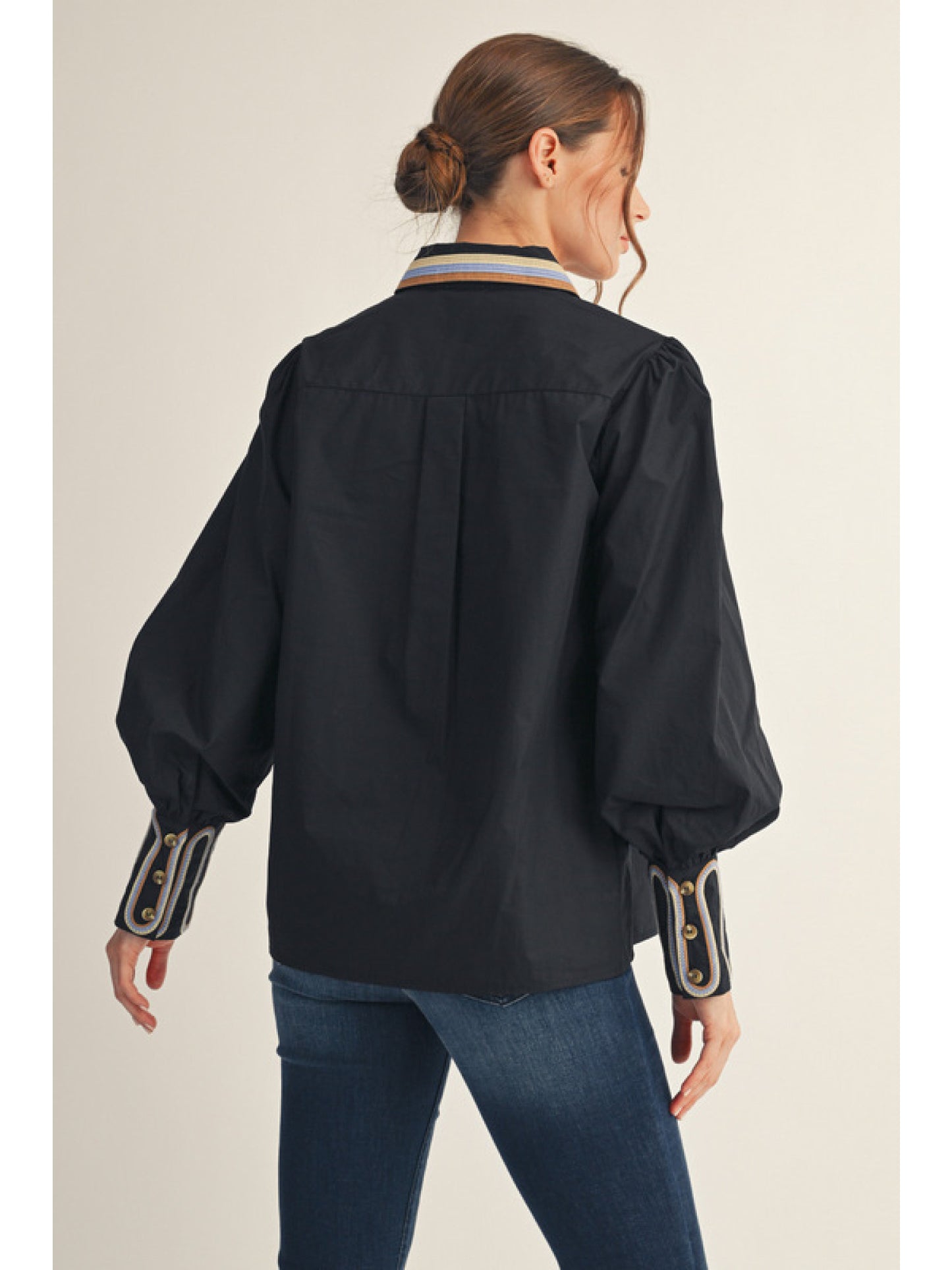 Embroidered Button Down