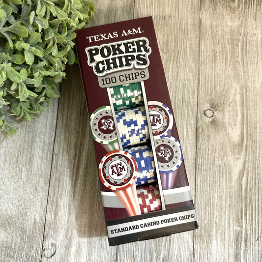 Texas A&M Poker Chips