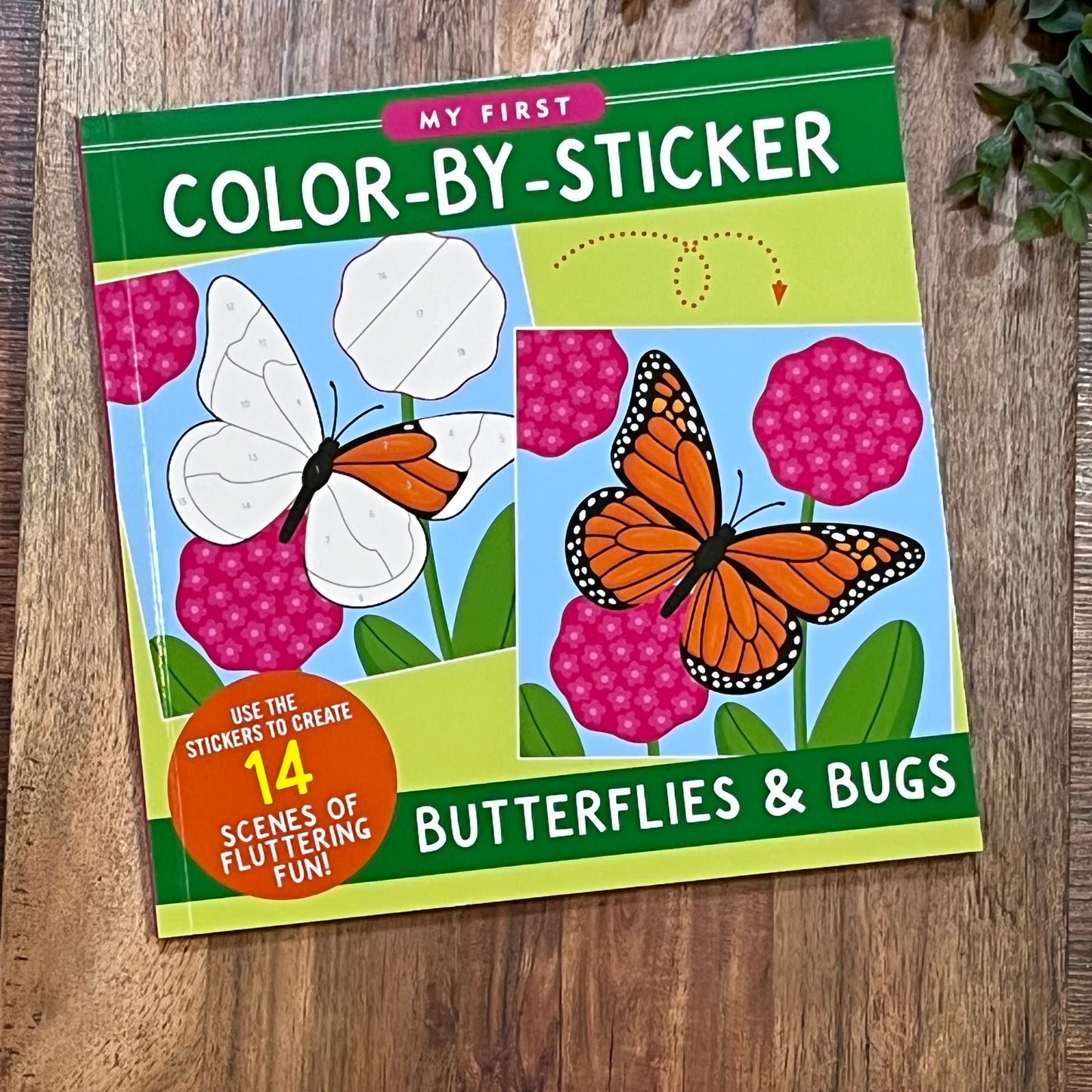 My First Color-By-Sticker Book -- Butterflies & Bugs