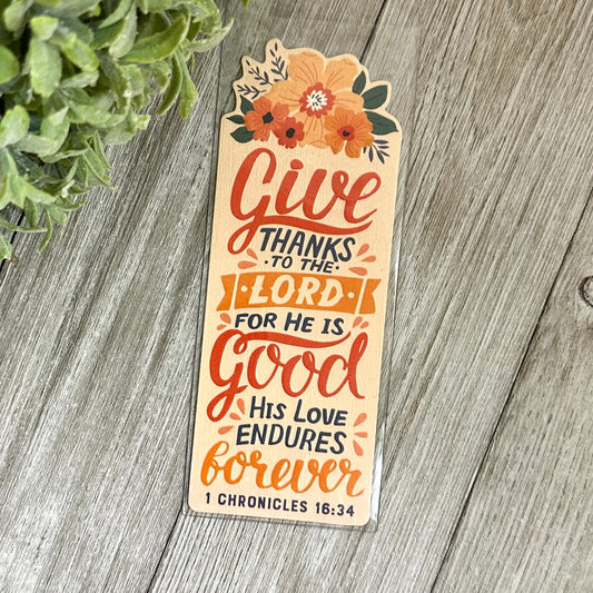 Give Thanks Bookmark