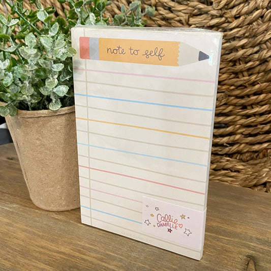 Note To Self Notepad