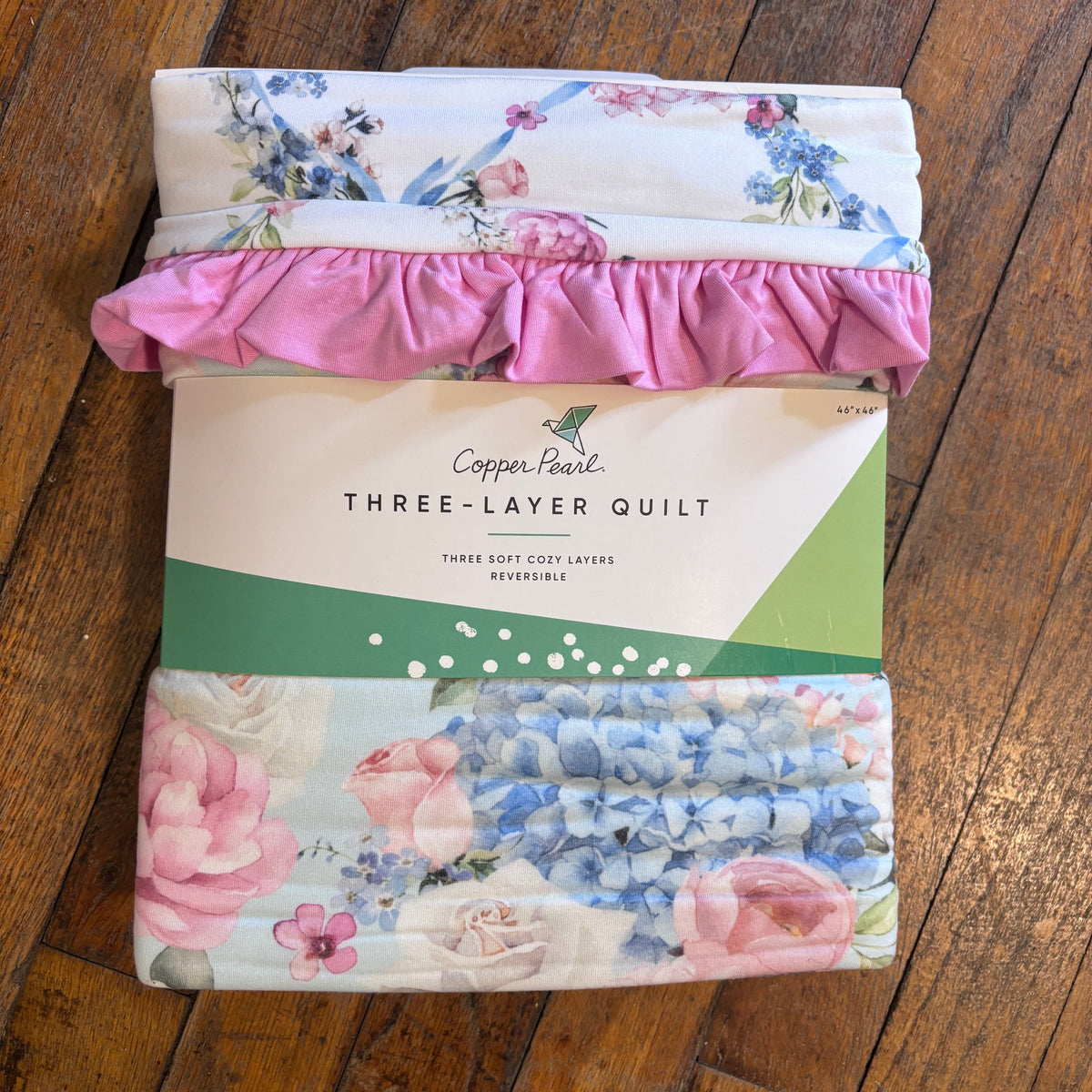 Copper Pearl Three-Layer Quilt
