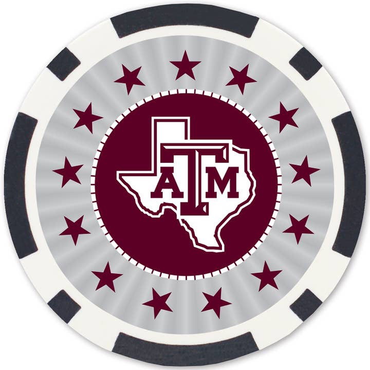 Texas A&M Poker Chips