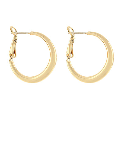 25mm Round Hoop Earrings