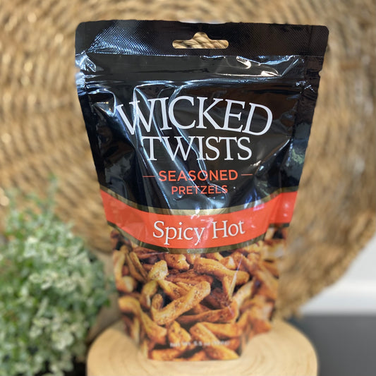 Wicked Twists Seasoned Pretzels ~ Spicy