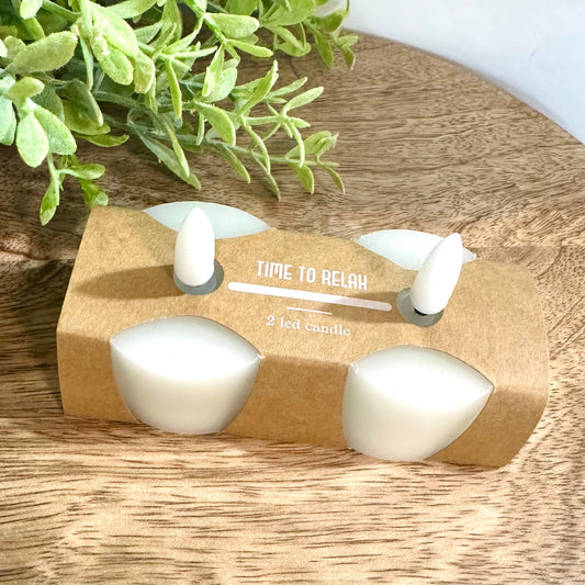 Set of Two Tealight Candles