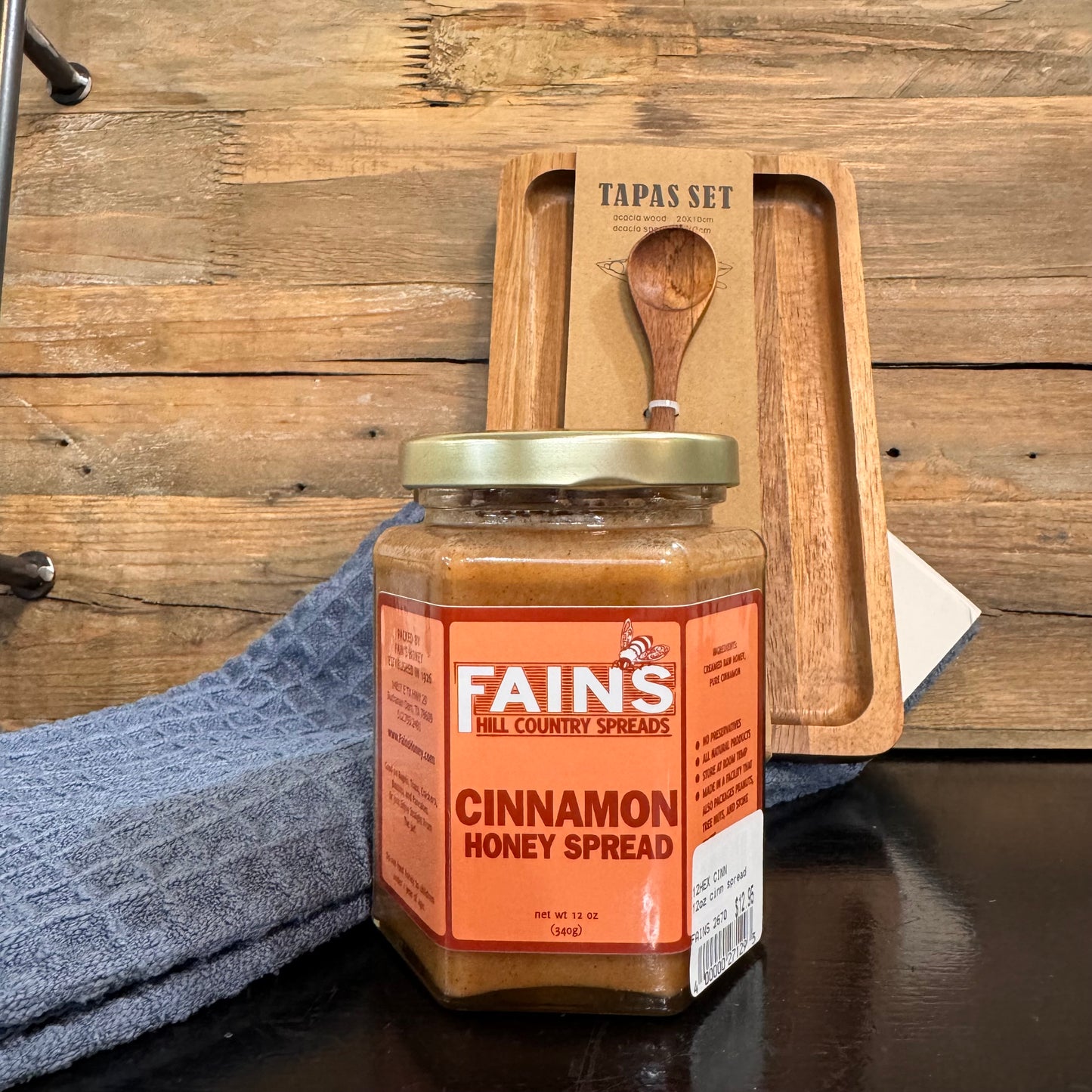 Fain's Cinnamon Honey Spread 12oz Jar