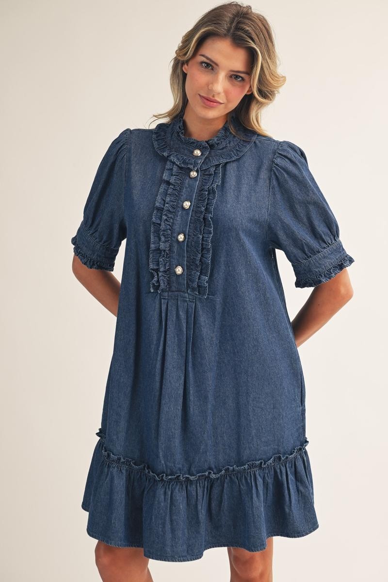 Denim Short Dress