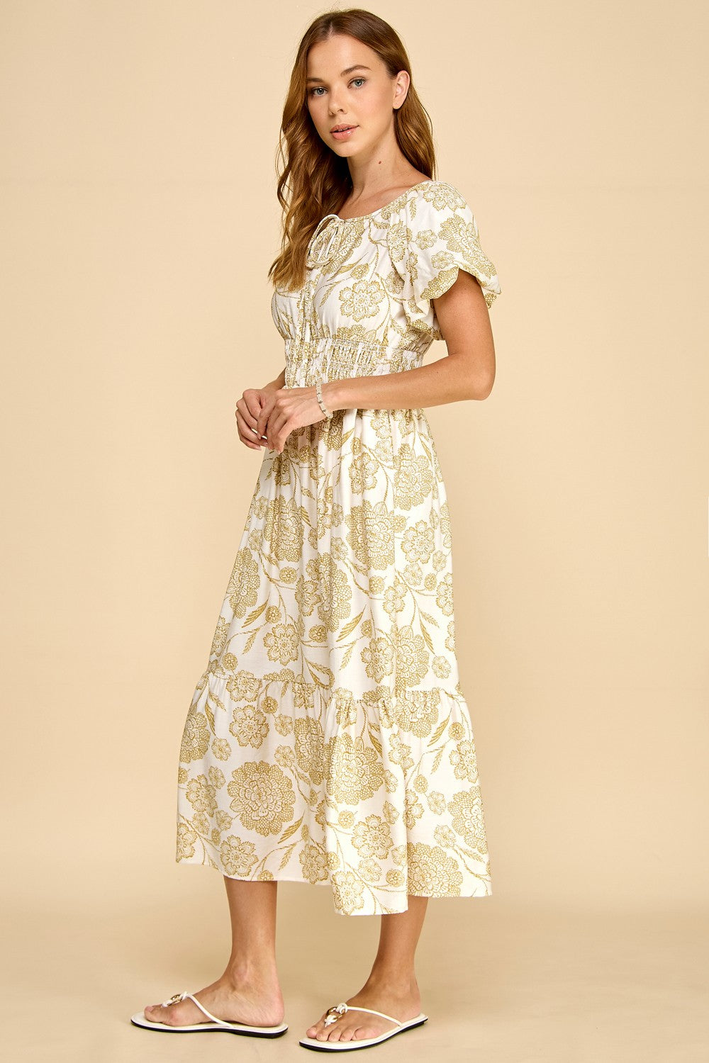 Floral Tiered Maxi Dress