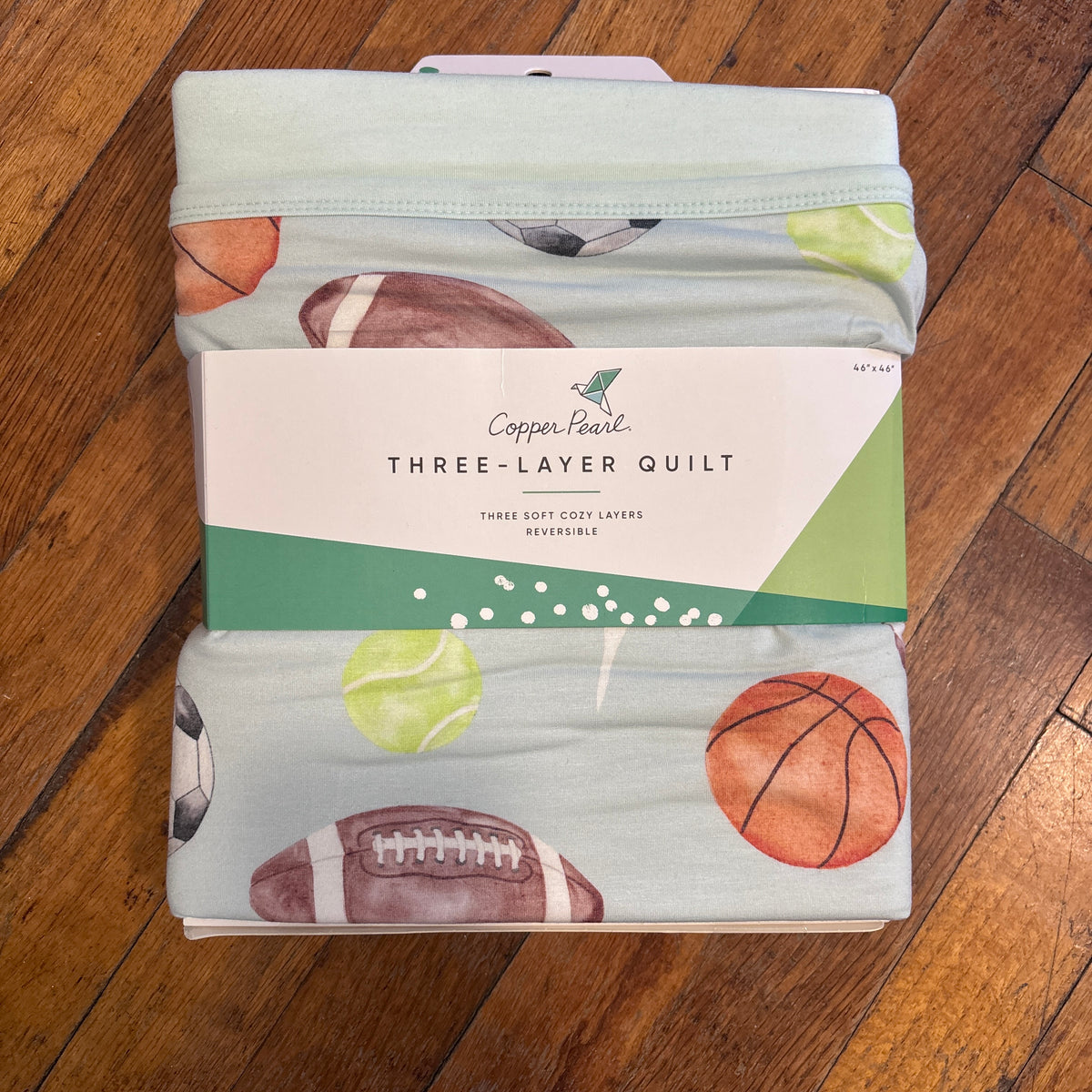 Copper Pearl Three-Layer Quilt
