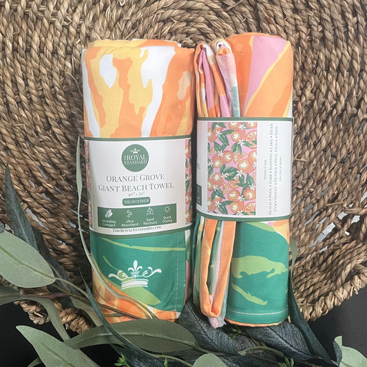 Beach Towel Orange Grove