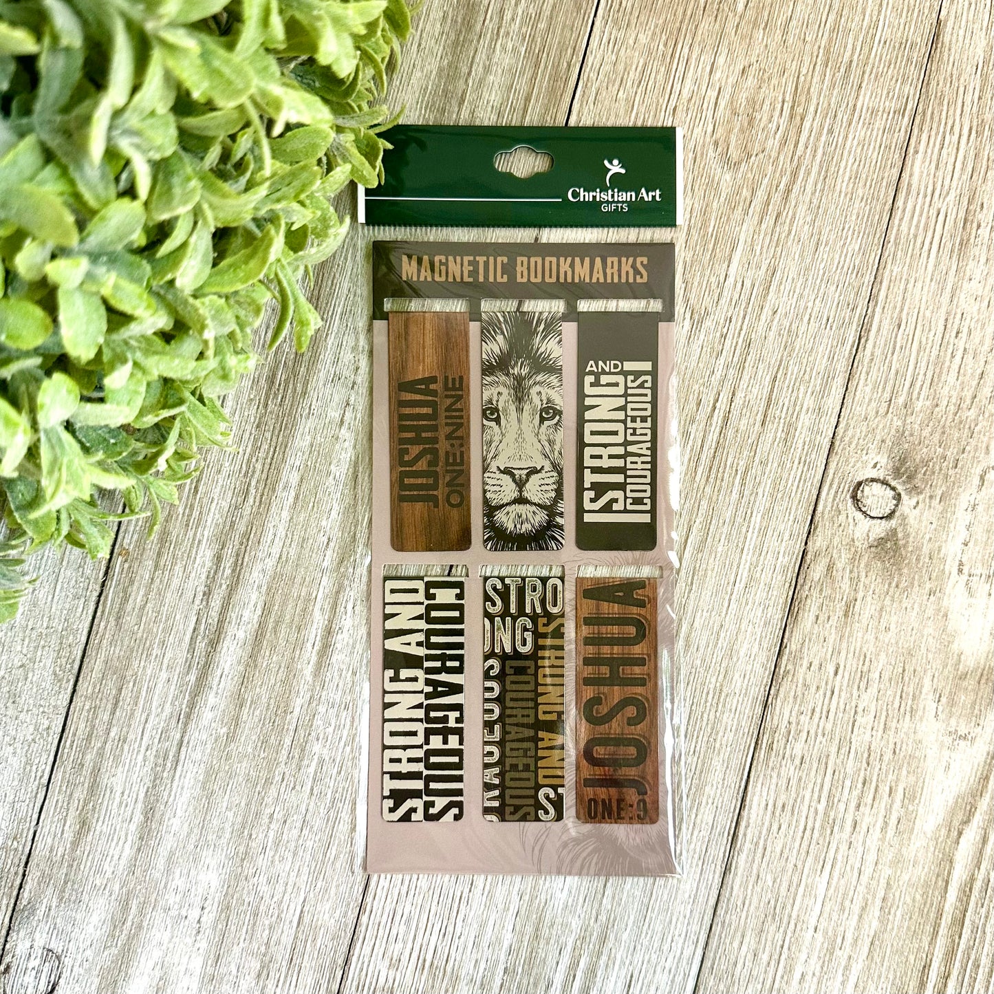 Strong and Courageous Bookmark Set
