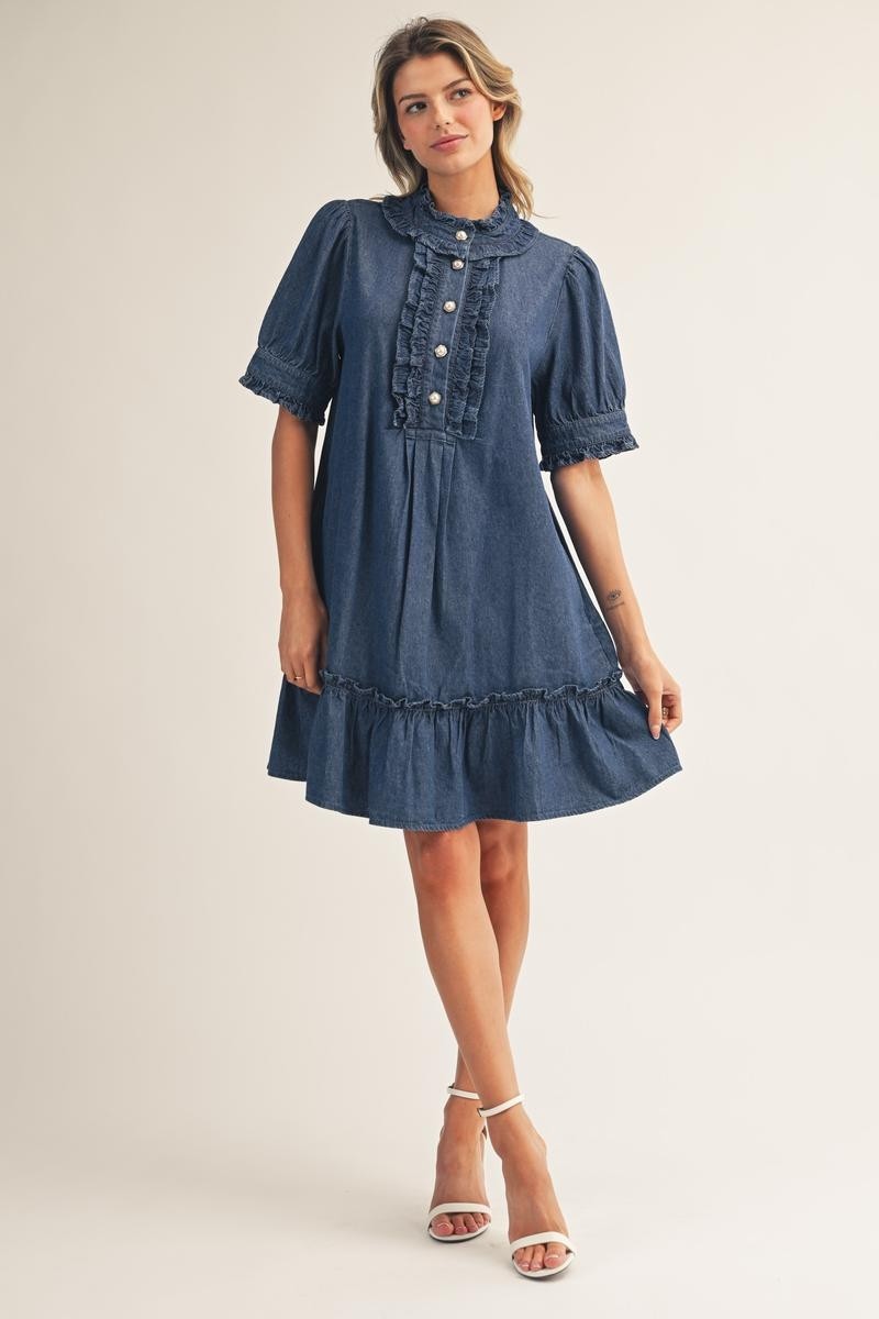 Denim Short Dress